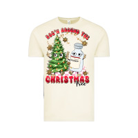 Vintage Arctic racn around the christmas tree Vintage Tee - MaliasSmallBusiness