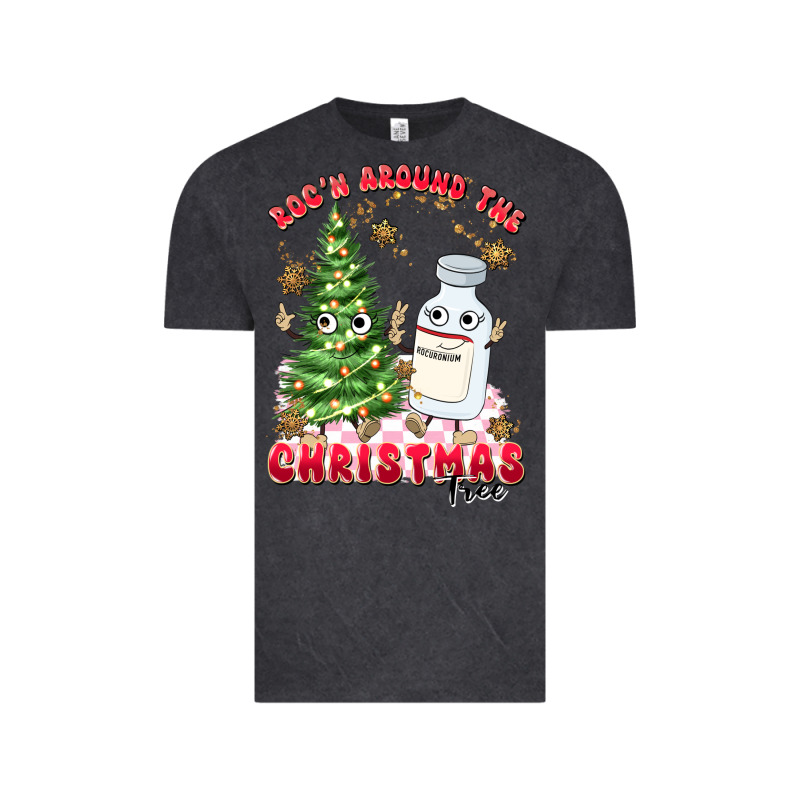 Racn Around The Christmas Tree Vintage Tee by MaliasSmallBusiness | Teevron