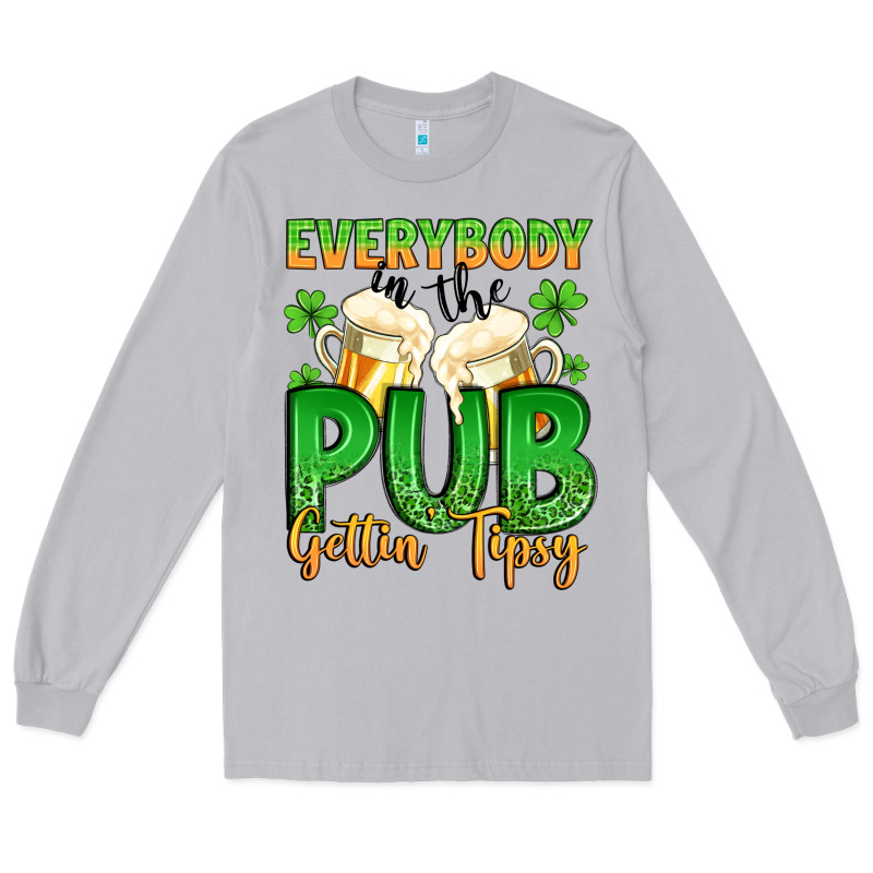 Everybody In The Pub Gettin Tipsy Long Sleeve Tee by Artiststas | Teevron