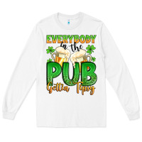 White everybody in the pub gettin tipsy Long Sleeve Tee - Artiststas