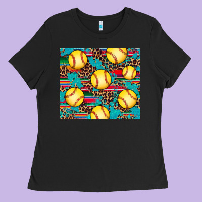Softball Ladies Tee Designed By Artiststas