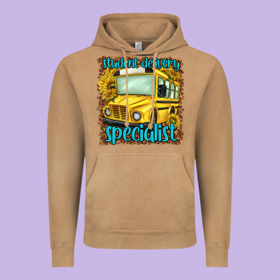 Student Delivery Specialist Vintage Hoodie Designed By Nancycooperartshop