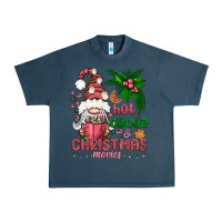 Midnight Navy Pink Christmas hot cocoa and christmas movies Urban Heavy Tee - NancyCooperArtShop