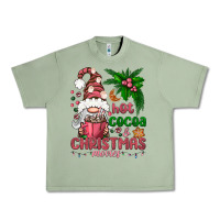 Oil Green Pink Christmas hot cocoa and christmas movies Urban Heavy Tee - NancyCooperArtShop