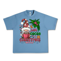 Pebble Blue Pink Christmas hot cocoa and christmas movies Urban Heavy Tee - NancyCooperArtShop