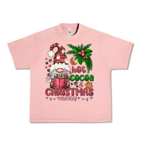 Salmon Pink Christmas hot cocoa and christmas movies Urban Heavy Tee - NancyCooperArtShop