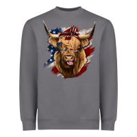 Storm American Highland Cow Heavyweight Sweatshirt - Bettercallsaul