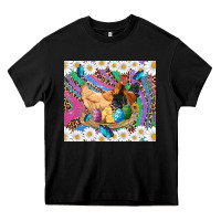 Black easter farm chicken chick rooster daisys butterfly sunflower eggs glit Heavy Core Tee - Artiststas