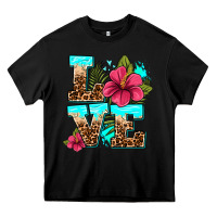 Black love summer with flowers Heavy Core Tee - AdoDesignShop