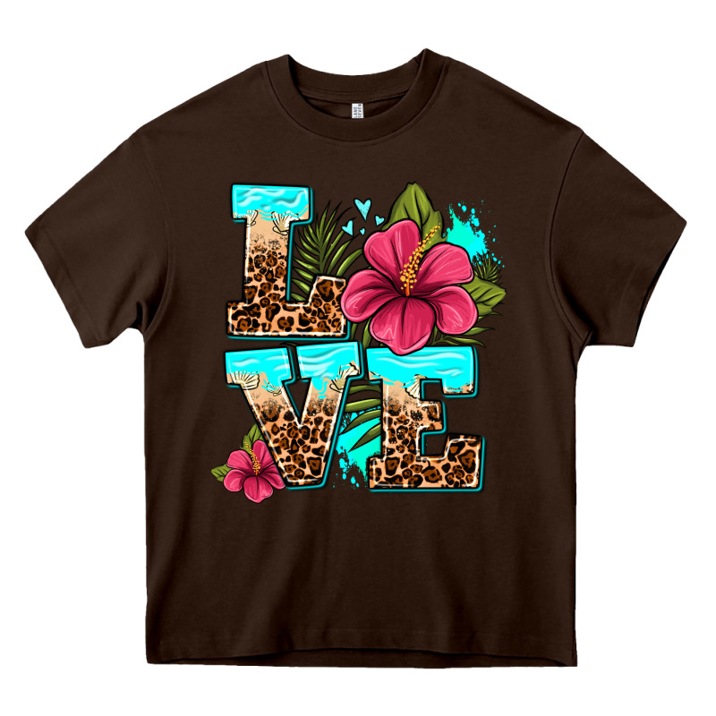 Love Summer With Flowers Heavy Core Tee by AdoDesignShop | Teevron