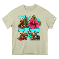 Mossy love summer with flowers Heavy Core Tee - AdoDesignShop