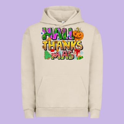 Holiday Fusion Art Urban Hoodie Designed By Cowhidedigitalart