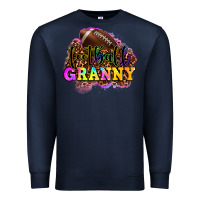 Navy football granny Premium Sweatshirt - OliviaCreatesArt