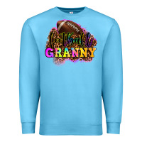 Ocean Blue football granny Premium Sweatshirt - OliviaCreatesArt