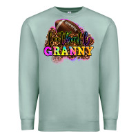 Seafoam football granny Premium Sweatshirt - OliviaCreatesArt