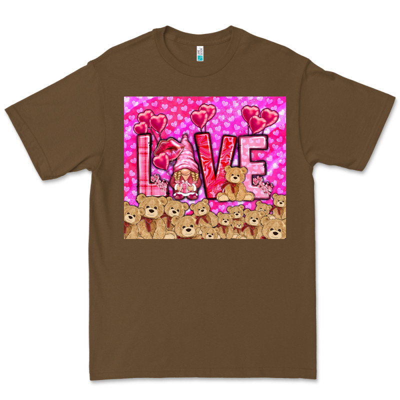Love Gnome With Bear Premium Tee by NancyCooperArtShop | Teevron