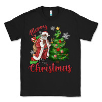 Black Merry Christmas Black Santa Classic Tee - MaliasSmallBusiness