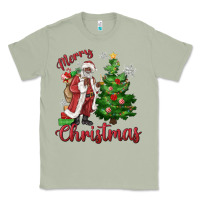 Matcha Merry Christmas Black Santa Classic Tee - MaliasSmallBusiness