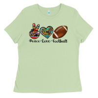 Matcha peace love football Ladies Tee - Artiststas