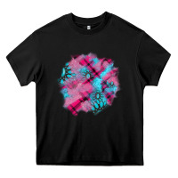 Black v.d gemstone's patches Heavy Core Tee - AdoDesignShop