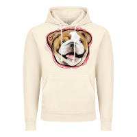 Vintage Artic bulldog pink glitter Vintage Hoodie - Jasminsmagicworld