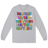 Moon Dust pride pronouns Long Sleeve Tee - Artiststas