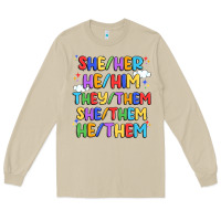 Mushroom pride pronouns Long Sleeve Tee - Artiststas