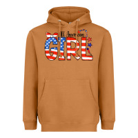 Meerkat All American Girl Bandana Heavyweight Hoodie - CowCowDesign