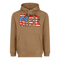 Toasted Coconut All American Girl Bandana Heavyweight Hoodie - CowCowDesign