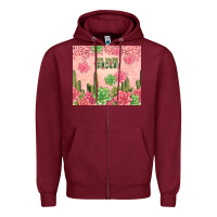 Burgundy not today succa tumbler Zipper Hoodie - TumblerDesignByShophia