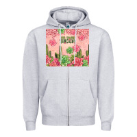 Heather Grey not today succa tumbler Zipper Hoodie - TumblerDesignByShophia