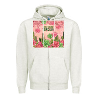 Oatmeal Heather not today succa tumbler Zipper Hoodie - TumblerDesignByShophia