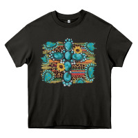 Asphalt western gemstone cross sunflowers serape leopard glitter Heavy Core Tee - Artiststas