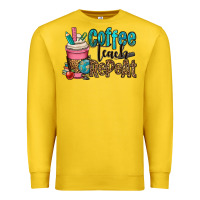Lemon coffee teach repeat Premium Sweatshirt - OliviaCreatesArt