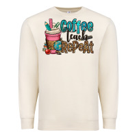 Sandshell coffee teach repeat Premium Sweatshirt - OliviaCreatesArt