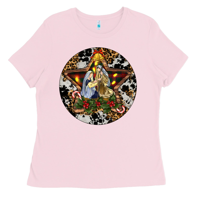 Oh Holy Night Christmas Ladies Tee by RanaPortraitStore | Teevron