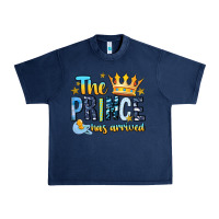 Navy The Prince Has Arrived Urban Heavy Tee - MaliasSmallBusiness