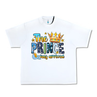 White The Prince Has Arrived Urban Heavy Tee - MaliasSmallBusiness