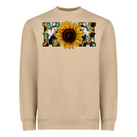 Mushroom Sunflower Turquoise Cowhide Mom Heavyweight Sweatshirt - Bettercallsaul