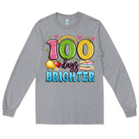 Heather Grey 100 days brighter Long Sleeve Tee - Artiststas