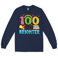 Navy 100 days brighter Long Sleeve Tee - Artiststas