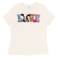 Bone love with cow Ladies Tee - AdoDesignShop