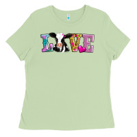 Matcha love with cow Ladies Tee - AdoDesignShop