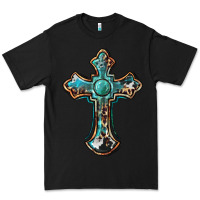 Black western cross Premium Tee - BarkalooDesign