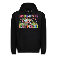 Black Easter wishes and bunny kisses Easter gnomies  Eas Premium Hoodie - CowGirlArtShop