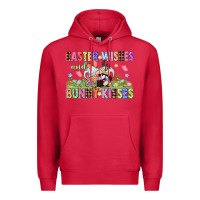 Cardinal Easter wishes and bunny kisses Easter gnomies  Eas Premium Hoodie - CowGirlArtShop
