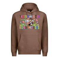 Chestnut Easter wishes and bunny kisses Easter gnomies  Eas Premium Hoodie - CowGirlArtShop