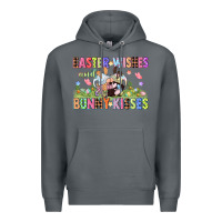 Rock Easter wishes and bunny kisses Easter gnomies  Eas Premium Hoodie - CowGirlArtShop