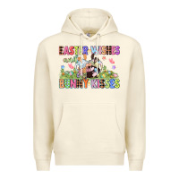 Sandshell Easter wishes and bunny kisses Easter gnomies  Eas Premium Hoodie - CowGirlArtShop