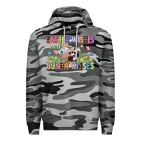 Slate Camo Easter wishes and bunny kisses Easter gnomies  Eas Premium Hoodie - CowGirlArtShop